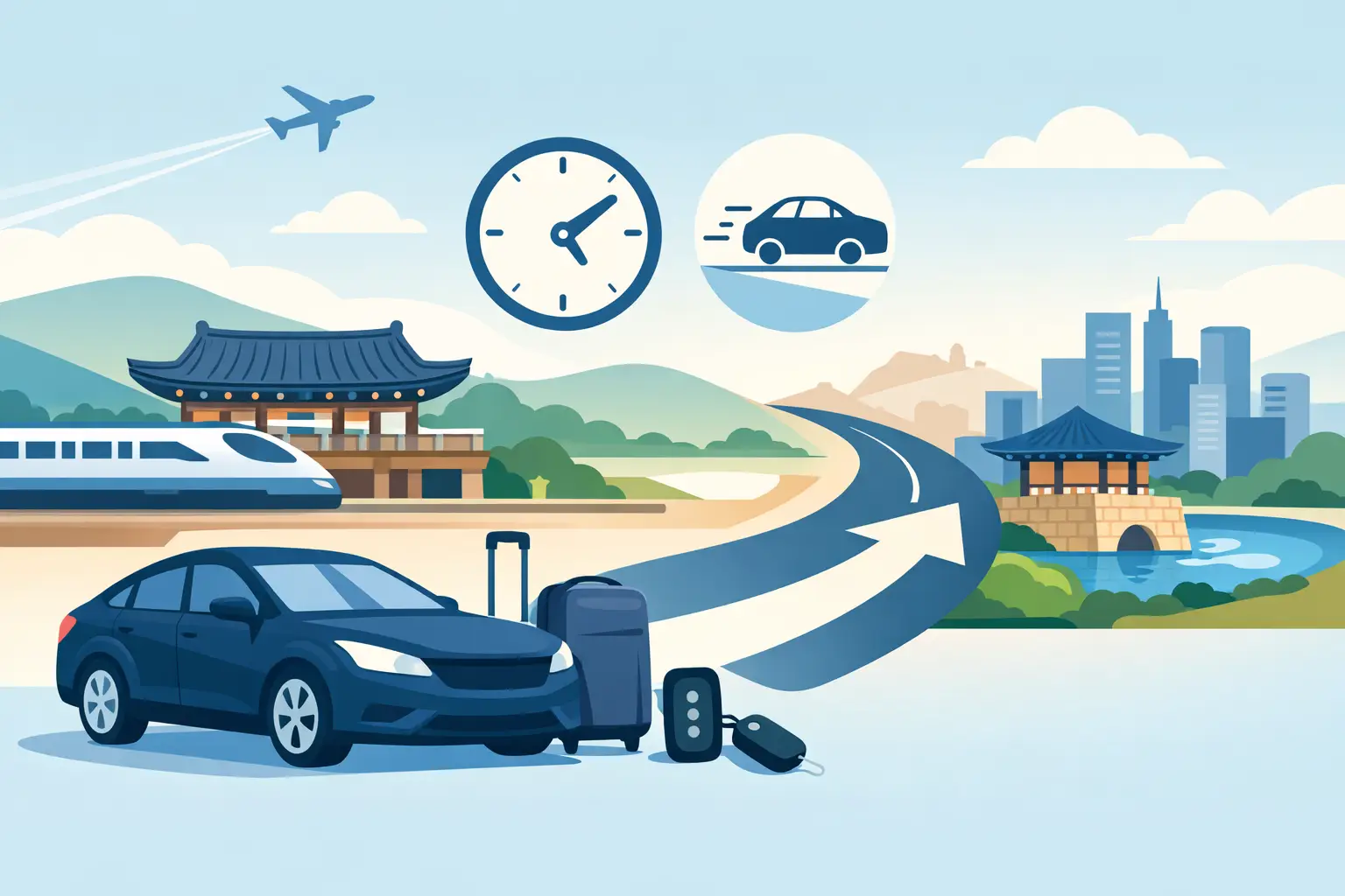 경주역 근처 렌터카 장점, 이동 시간이 달라집니다