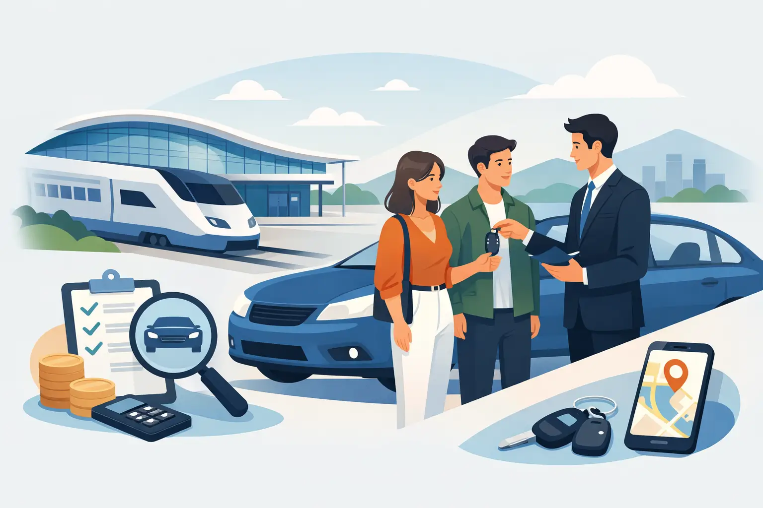 신경주역 렌터카, 바로 빌릴 때 체크할 것