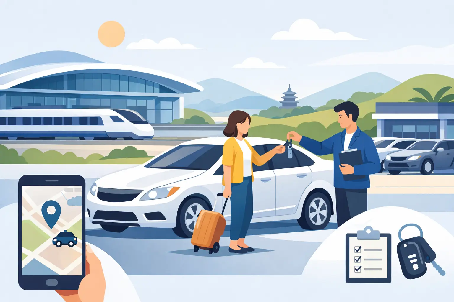 신경주역 픽업 렌터카 예약방법 쉽게 정리